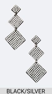 ❤ 4/$15❤  Black and Silver Studded Earrings